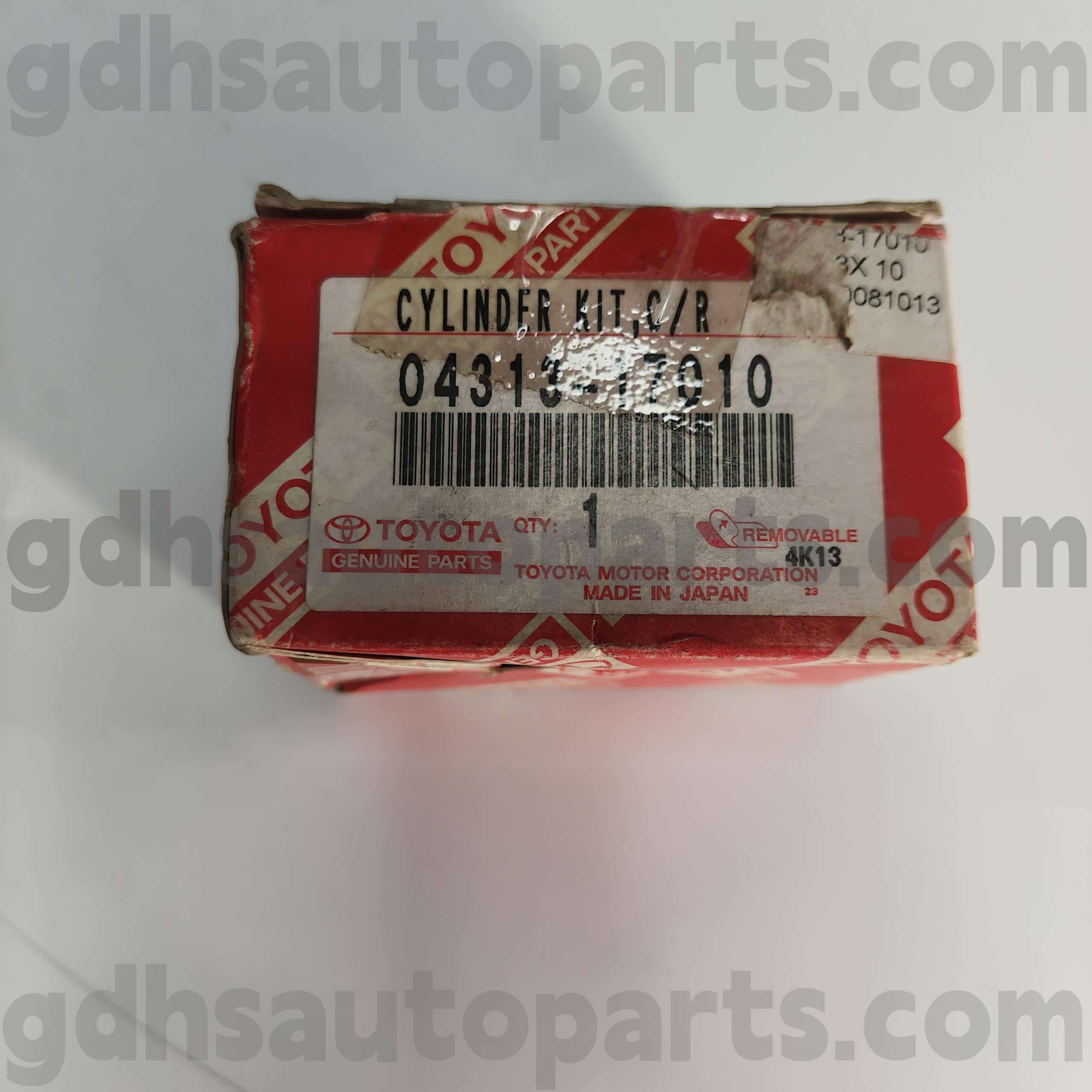 04313-17010 Toyota aito osat kytkimen orja sylinterin korjaussarja Camry (NAP) rungon no. CDE120