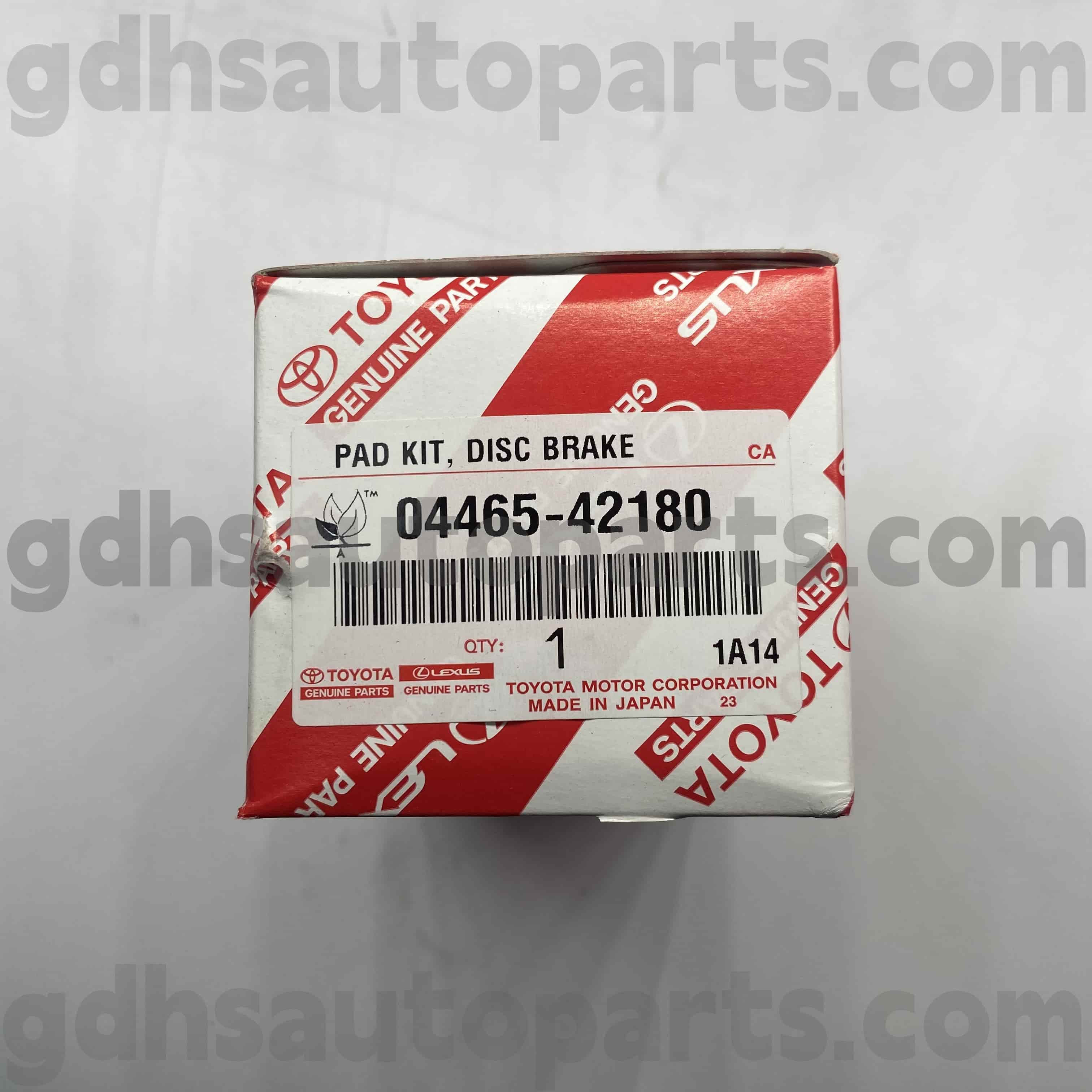 04465-42180 Toyota aitoja osia etujarrupalat Harrier/hybridille, Mirai-alusta no. ACA3# Zgr2# AS