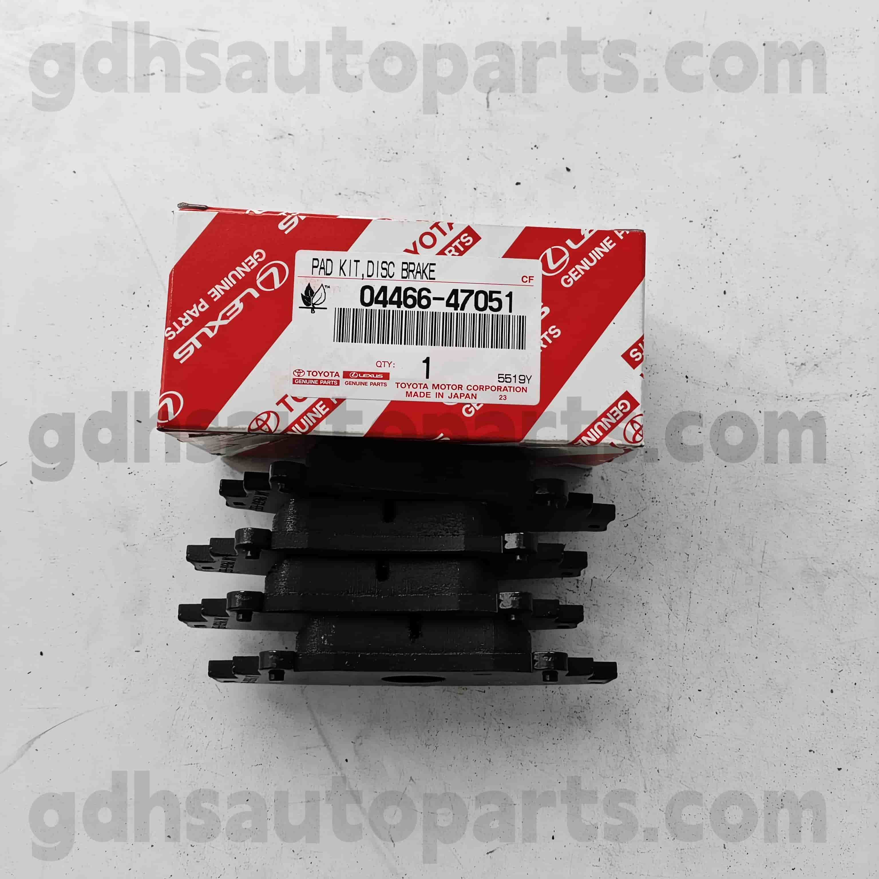 04466-60140 Toyota aitoja osia takajarrupalat Prado 、 Fortuner 、 Hilux-runko no. GRJ150