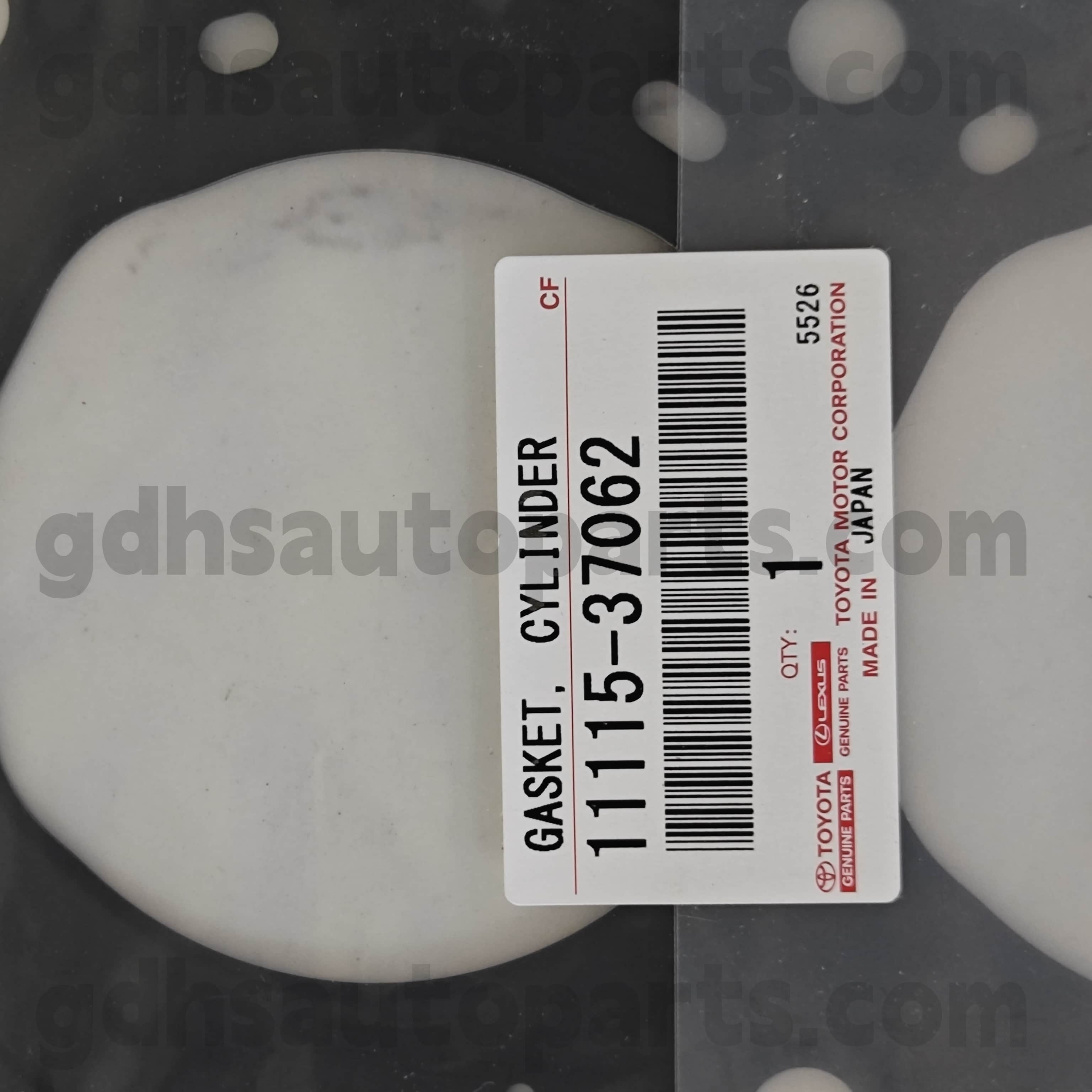 11115-37062 Toyota Aidot osien sylinterin pään tiivistetiiviste Corolla 、 C-HR