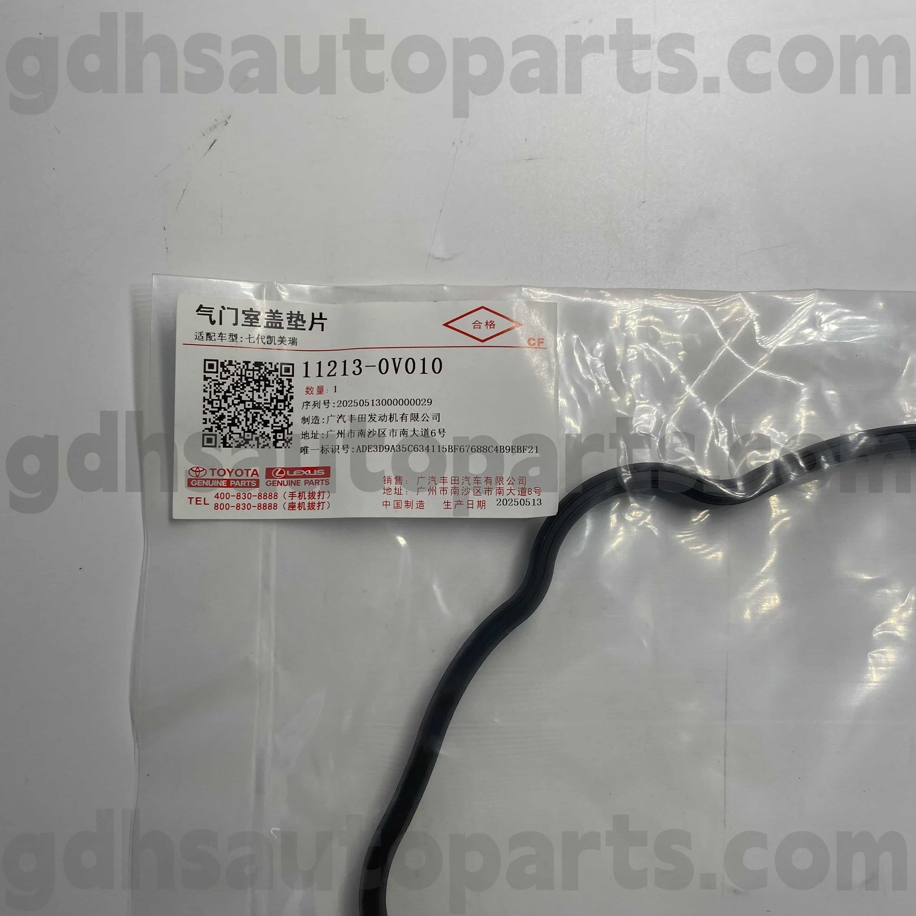 11213-0V010 Toyota aito osia venttiilin kannen kumirengas Camry/Hybridille ， RAV4-alusta nro 5Arfe..Aasa44