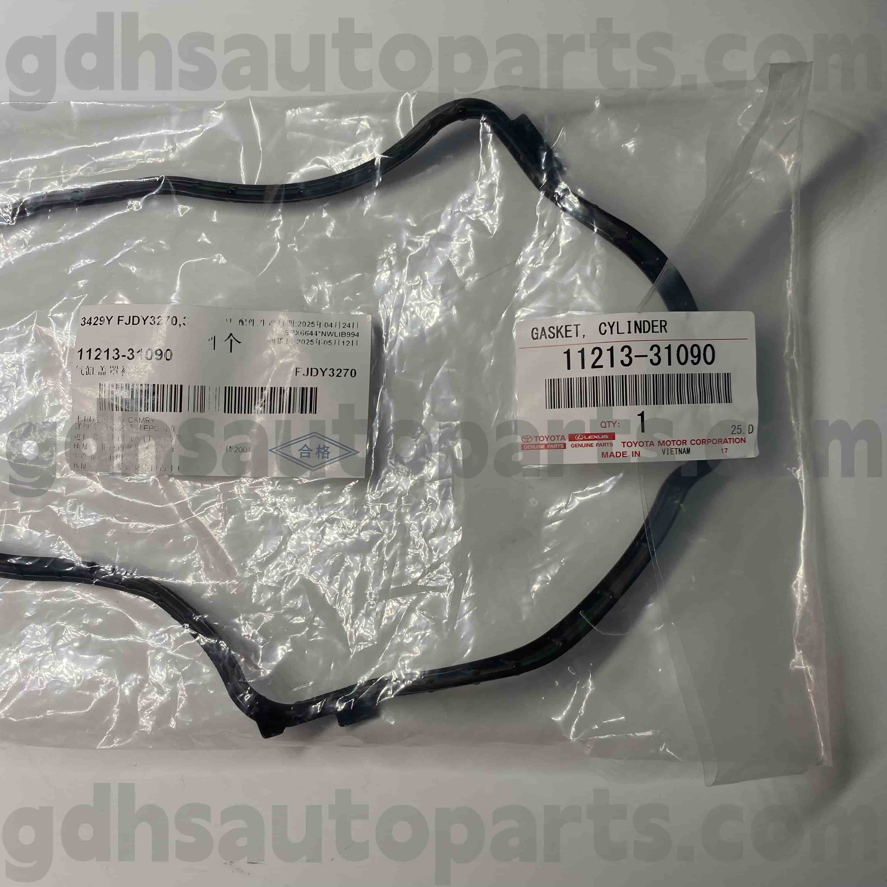 11213-31090 Toyota aitoja osia oikean venttiilin kannen kumirengas vuosisadan ajan ， Lexus LS500/500H-runko nroGGH30