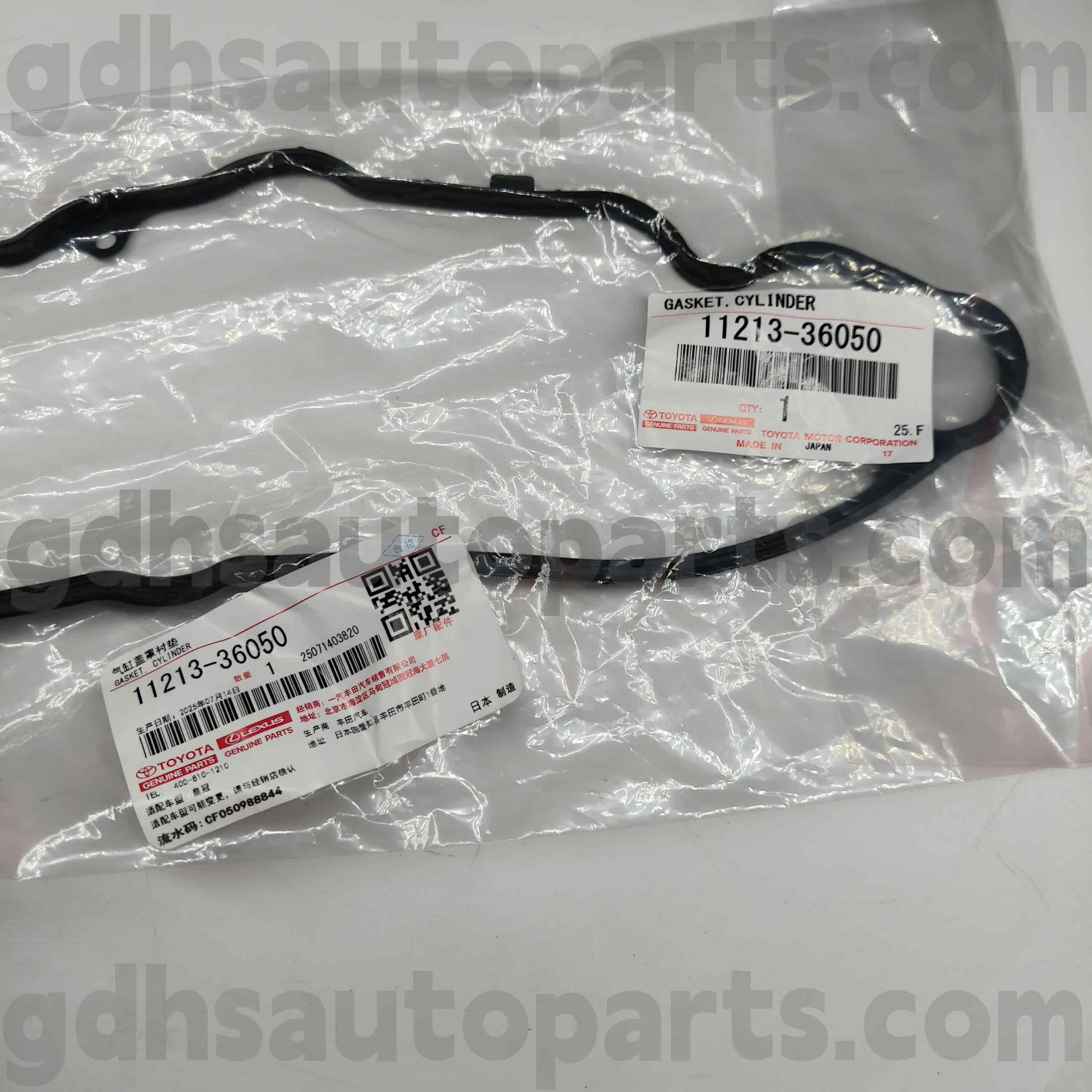 11213-36050 Toyota Genuine Parts Venttiilikopan tiiviste HARRIER/HYBRID, LEXUS IS SERIES Alusta NO.ASU55