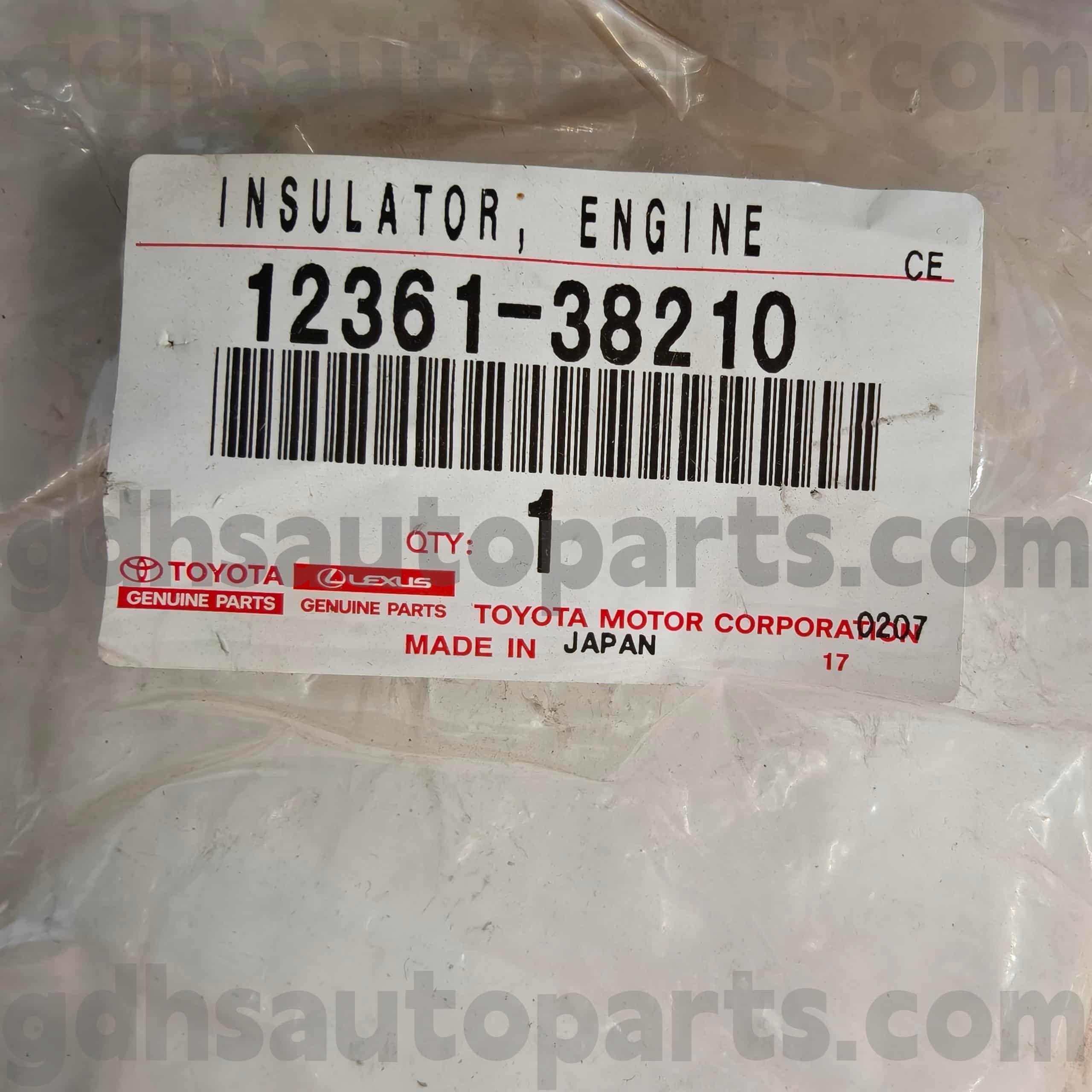 12361-38210 Toyota Alkuperäisosat Moottorin kiinnitys edessä LEXUS LS460/460L Alusta NO.1URFSE USF45 46