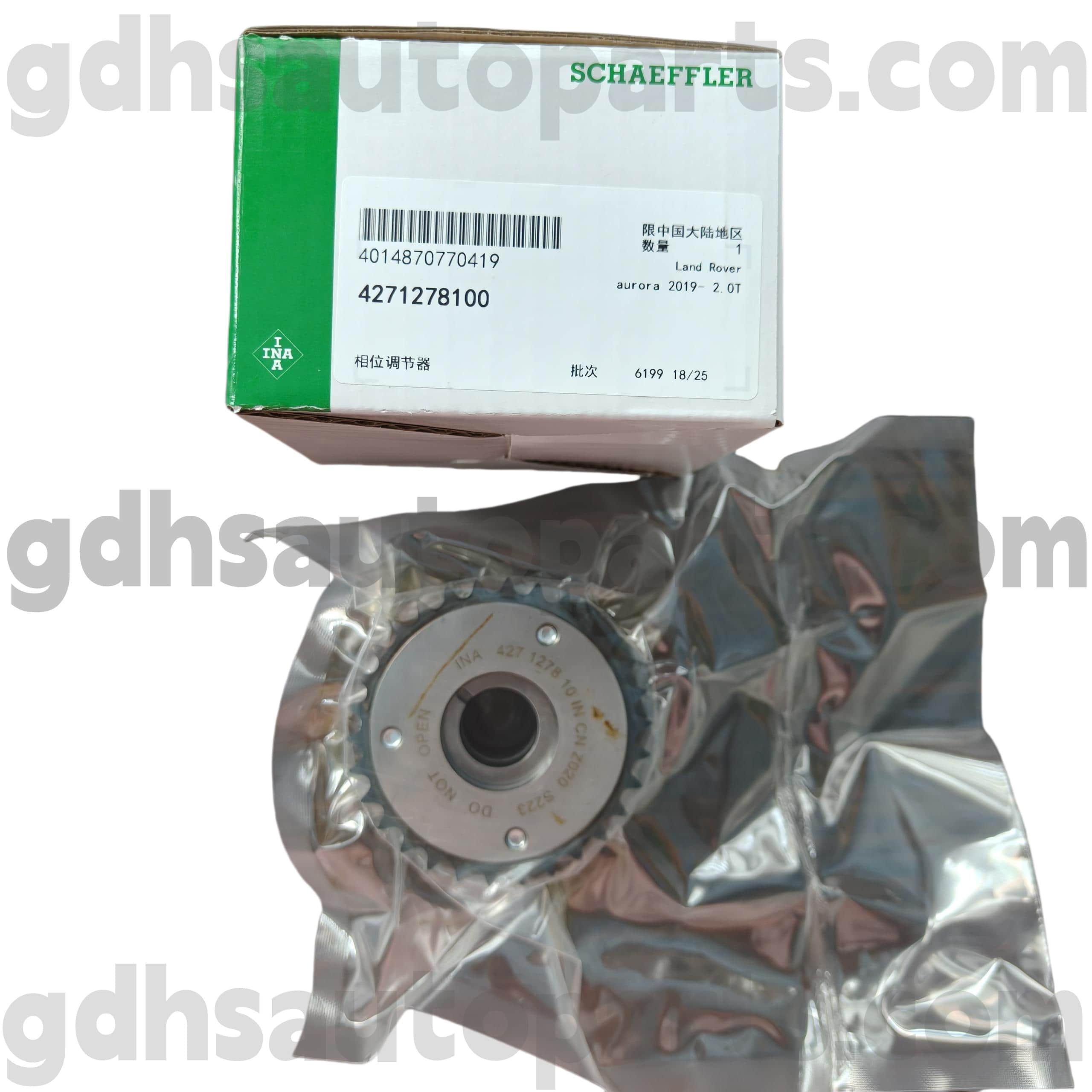 4271278100 Schaeffler INA -kamera -akselin ajoitus ketju Range Rover Velar, Land Rover Discovery 4, Range Rover, Range Rover Sport OE NO. LR142279
