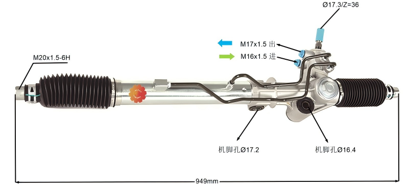 44250-60012 Autojen ohjausvaihde
