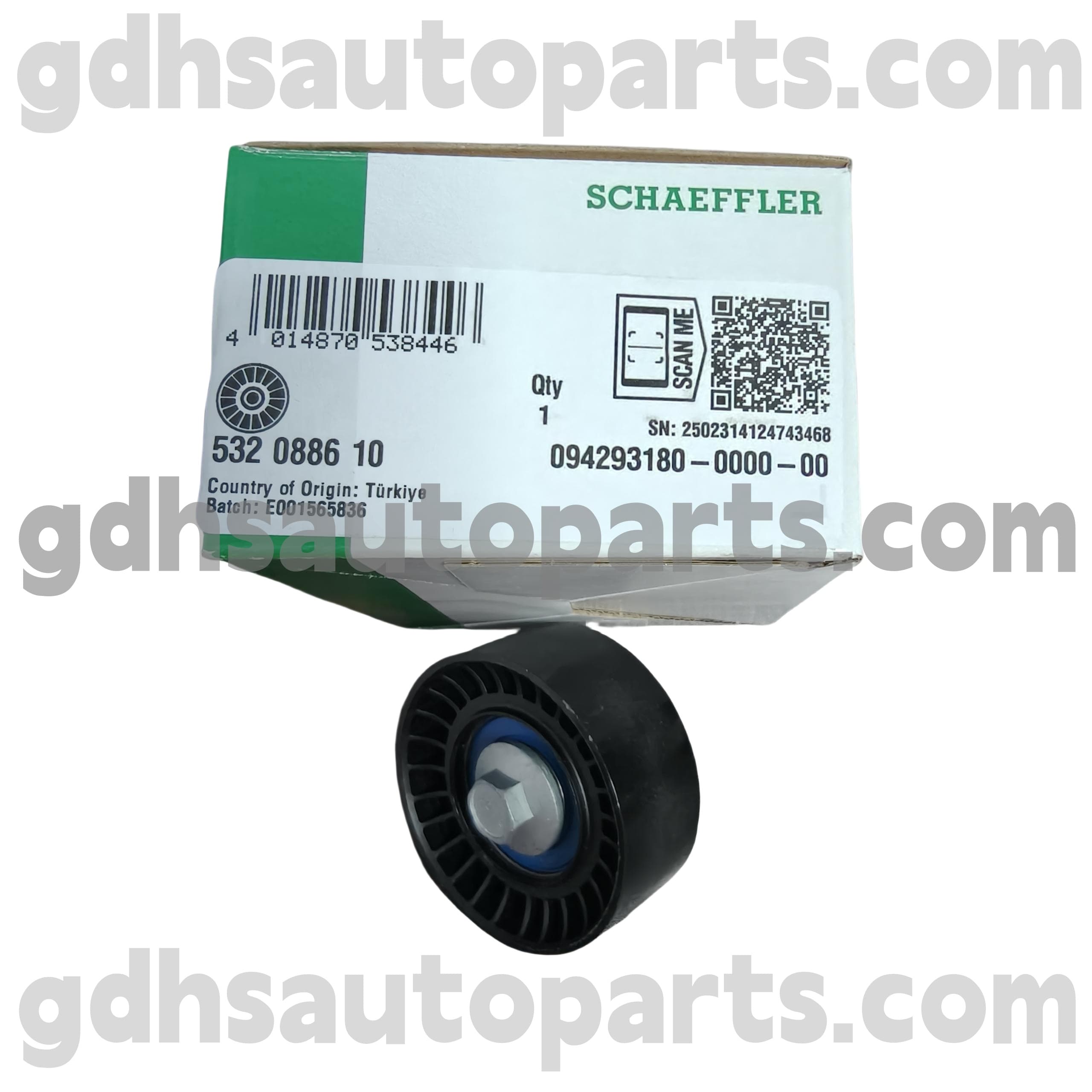 5320886100 Schaeffler INA Ajoshihnan hihnapyörä Range Rover Velar ， Uusi puolustaja ， Range Rover Evoque ， Range Rover Sport OE NO. LR073726