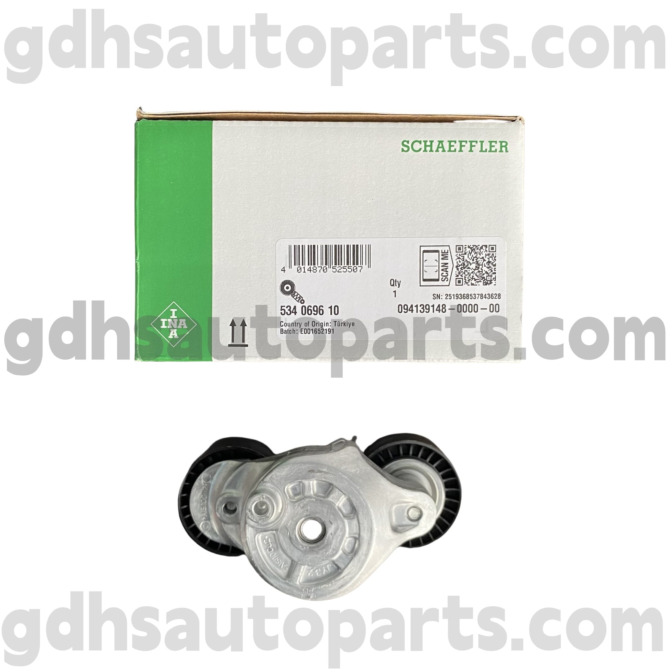 5340696100 Schaeffler INA Ajoshihnapyörä Range Rover Evoque, Discovery Sport, Land Rover Discovery 4 OE nro LR114017