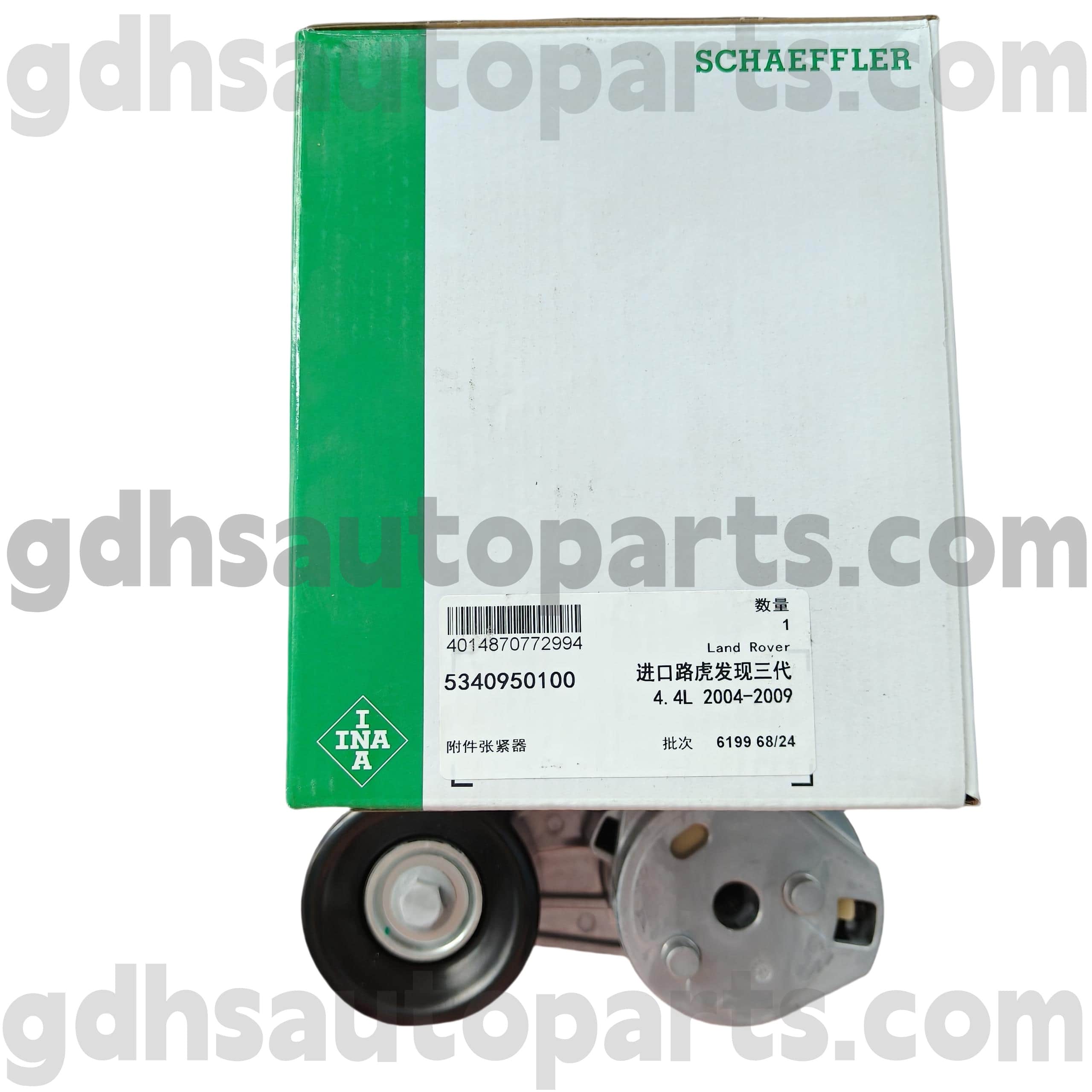 5340950100 Schaeffler Ina -hihnan kiristimen Range Rover Sport OE NO. PQG500220