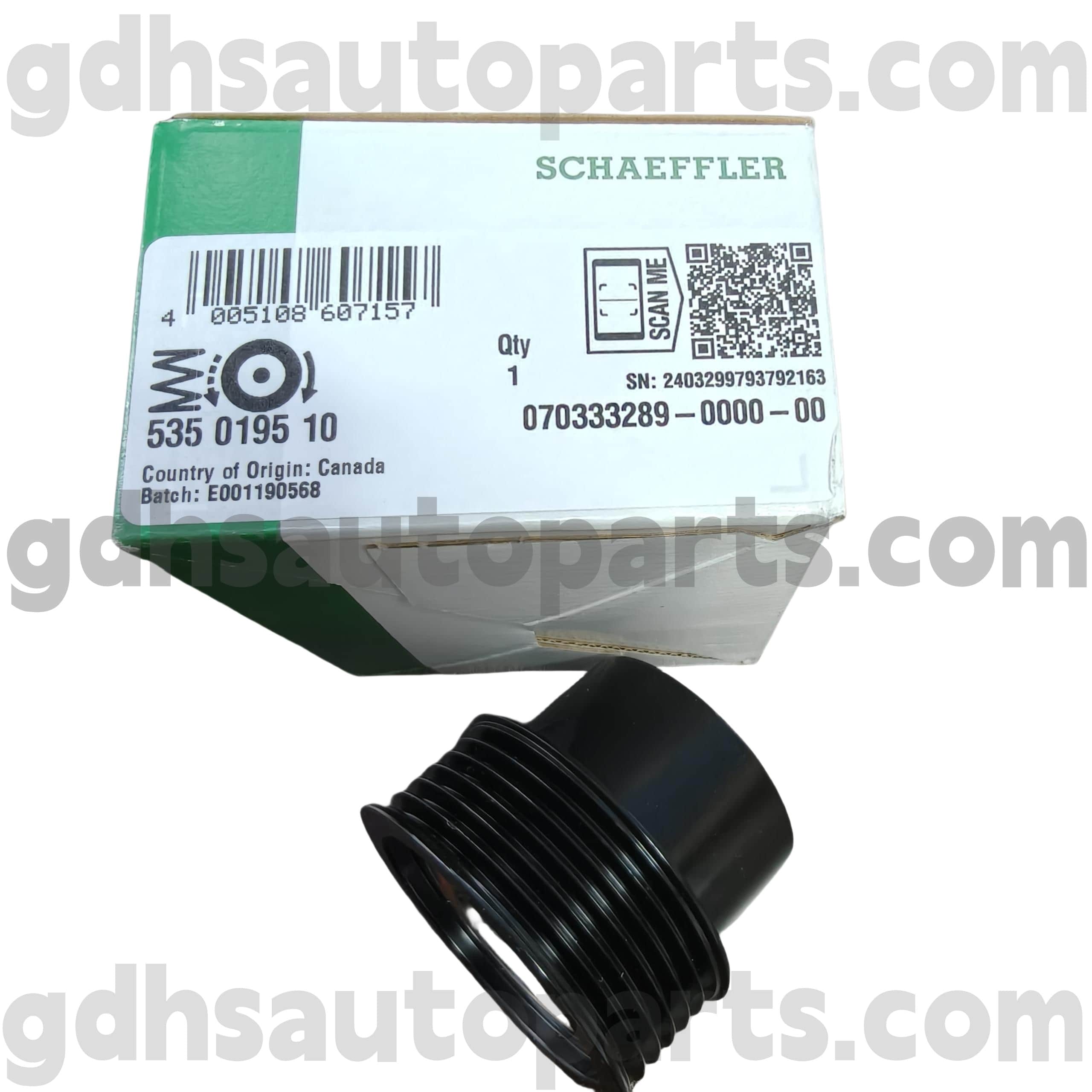 5350195100 Schaeffler Ina Idler -hihnapyörä Land Rover Freelander 2 OE NO. LR005993