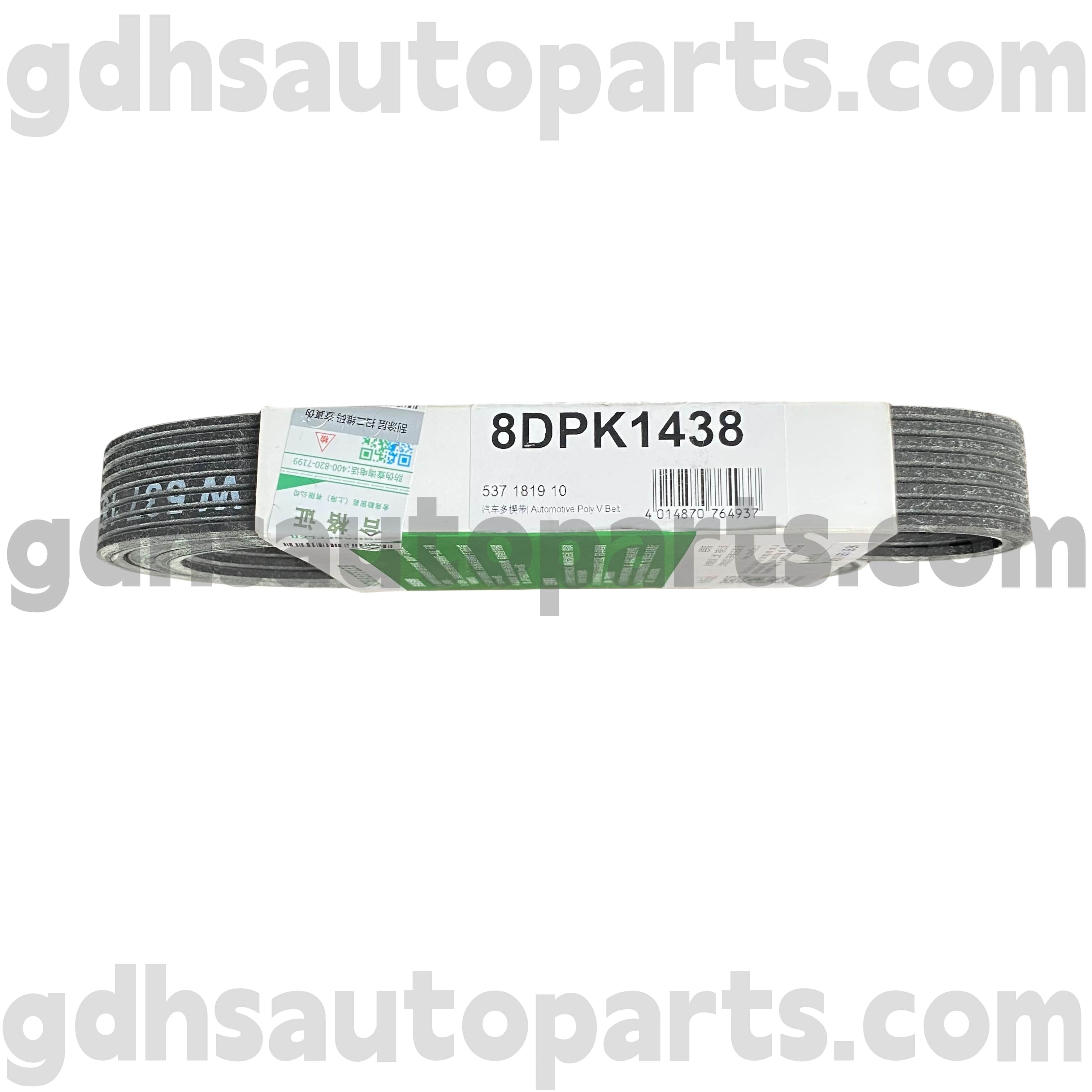 5371819100 Schaeffler Ina Drive -vyö Range Rover Velar OE -numeroon nro LR091608