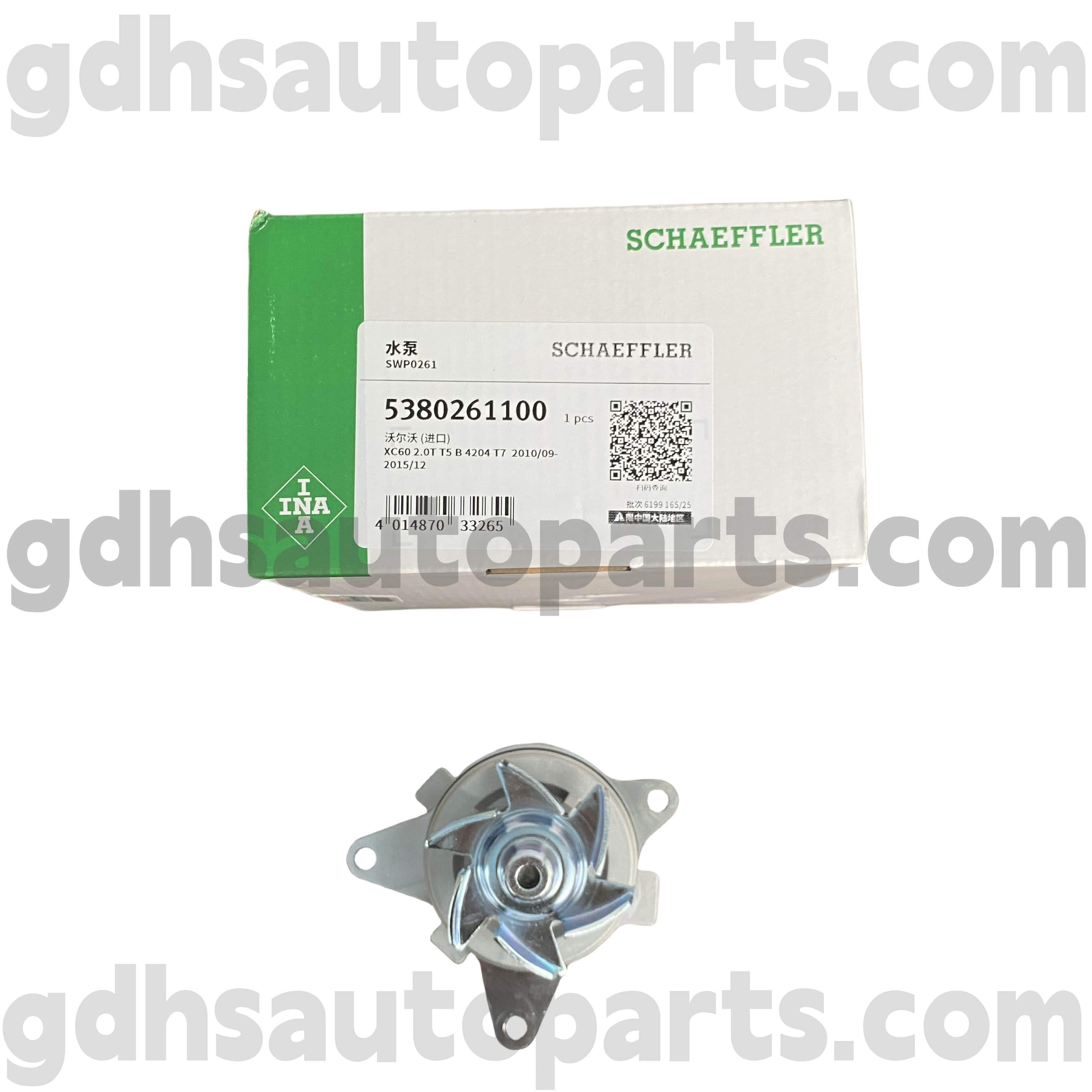 5380261100 Schaeffler INA -vesipumppu Range Rover Evoque, Discovery Sport OE nro LR081578