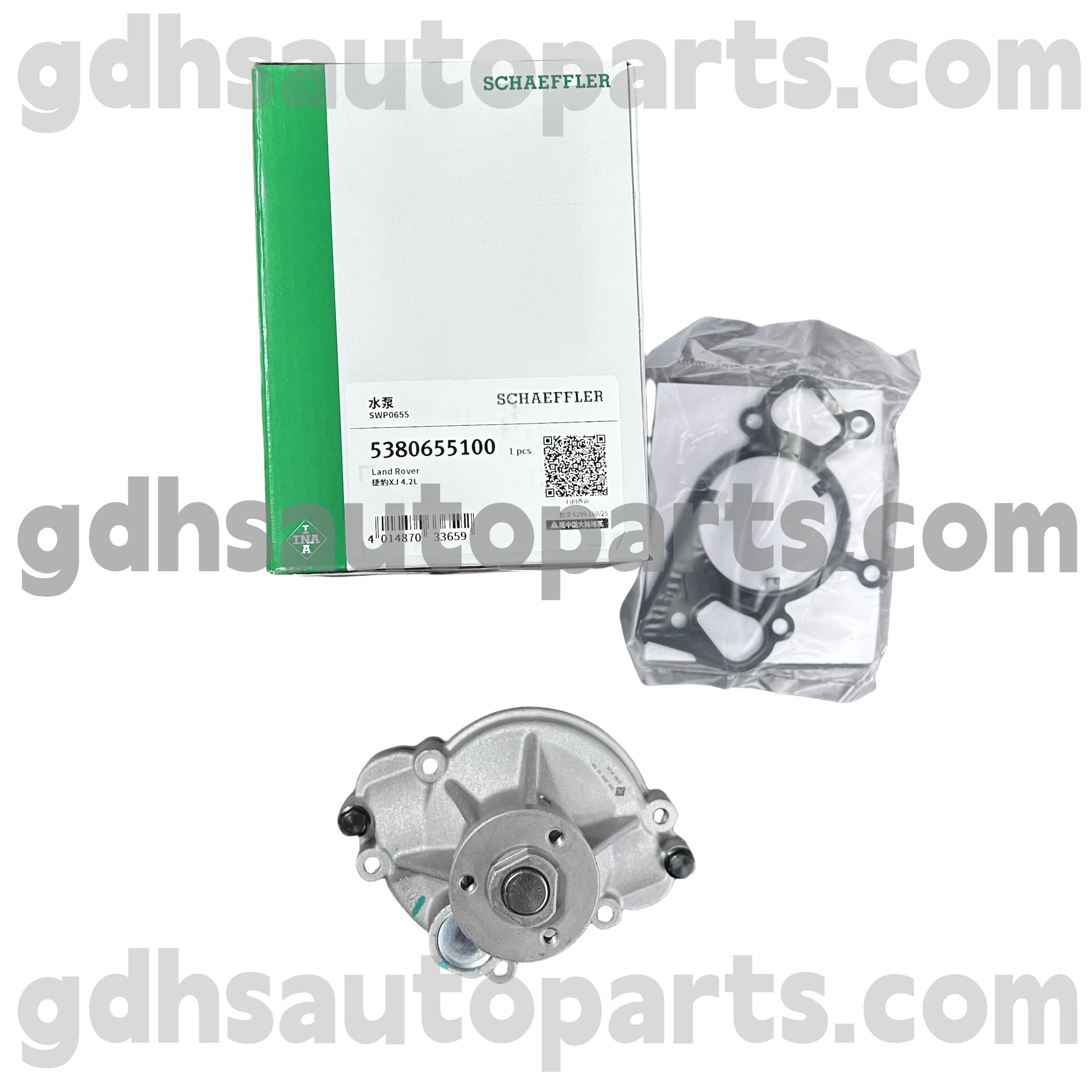 5380655100 Schaeffler INA -vesipumppu Range Rover Sportille, Range Rover OE NO. 4575902