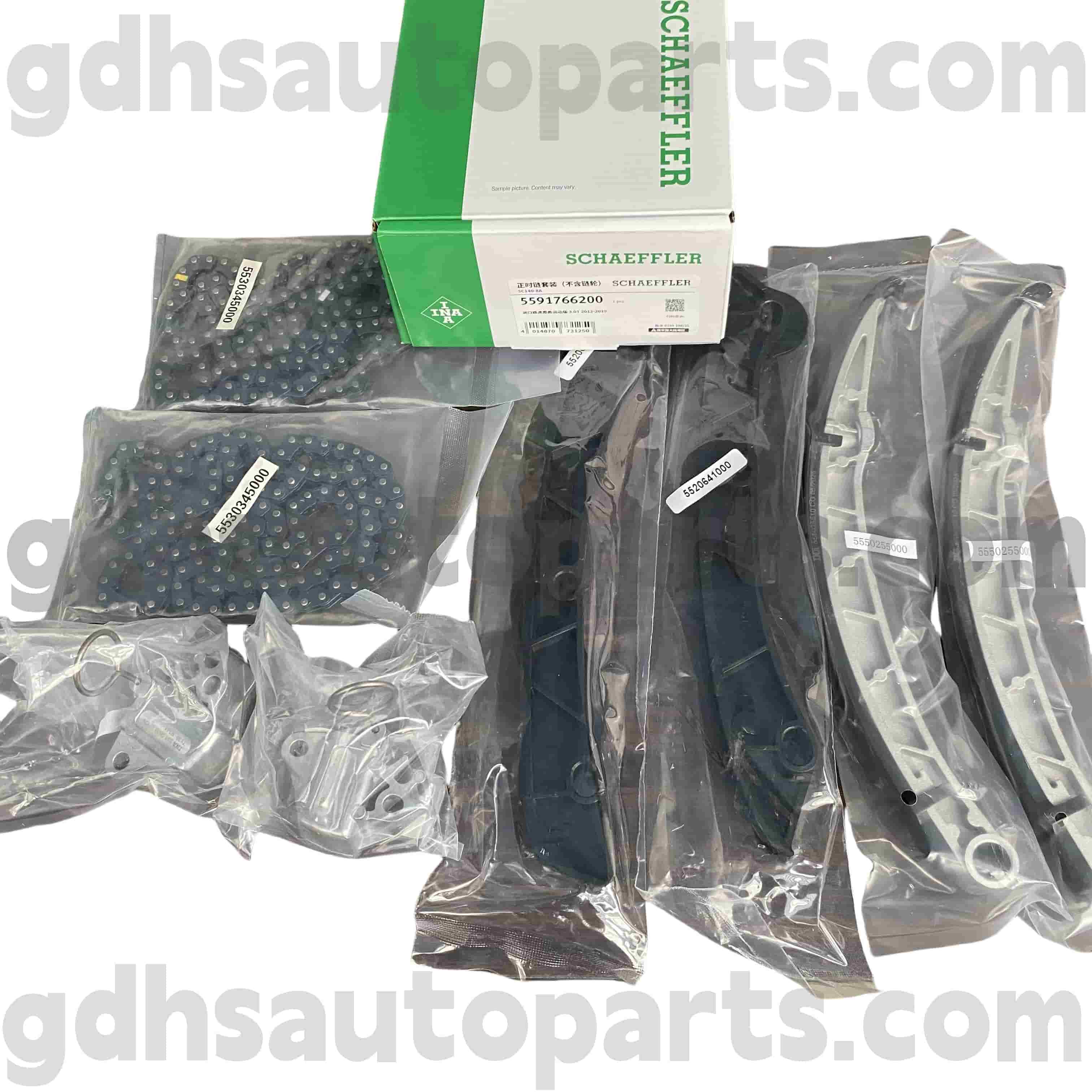 5591766200 Schaeffler Ina Drive Belt -kiristimen Range Roverille, Range Rover Sport, Range Rover Evoque, Range Rover Velar OE No.LR095472