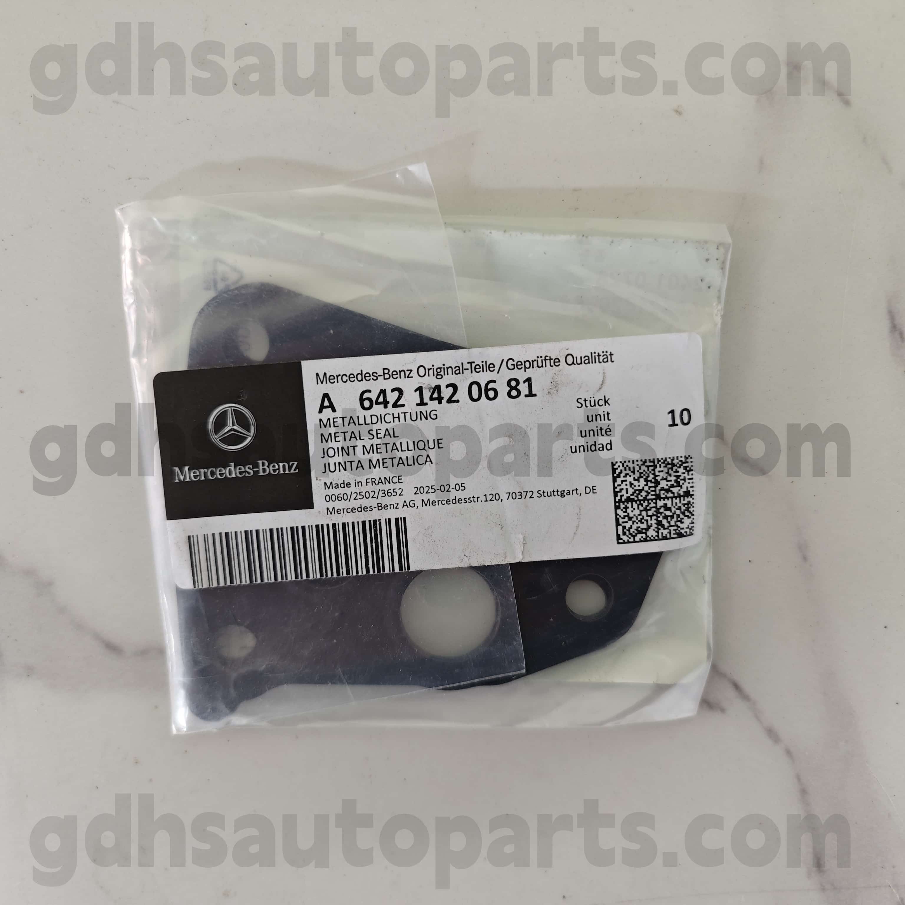 A 642 142 06 81 Mercedes-Benz Aito-osat Turboahdin O-rengas 642855 OM642 ， 642890 OM642olla642820 642 ，642868 OM642842887 OM642